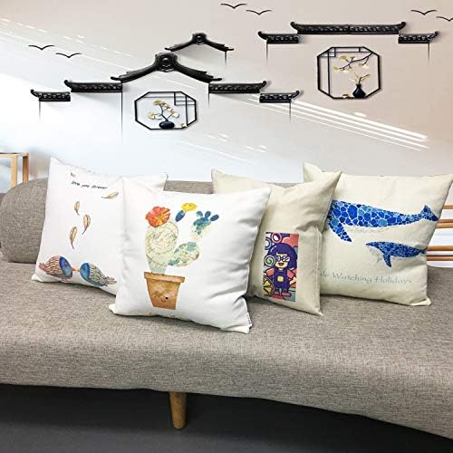JUSTRY 8PCS Sublimation Blanks Pillow Cases 16x16 Inch