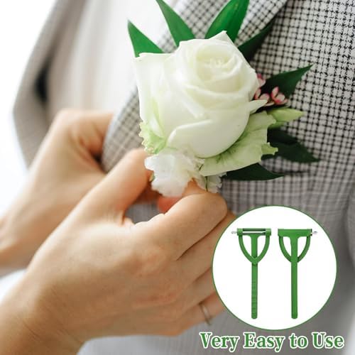 30Pcs Green Triangle Safety Pins for Men Brooch Clips
