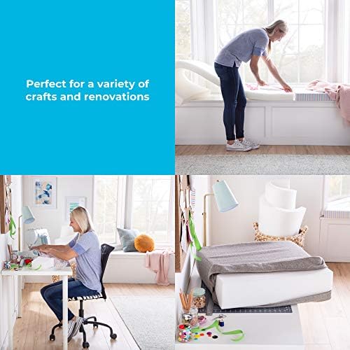 Linenspa High Density Cushion Craft Foam 2x24x72 White