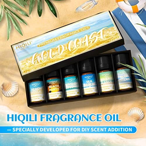 HIQILI Fragrance Oil Set Gold Coast 6x10ml