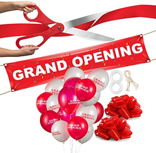 Deluxe Grand Opening Ribbon Cutting Ceremony Kit 1