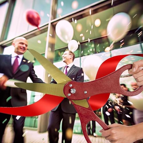 Red Ribbon Cutting Ceremony Kit with 20 Scissors