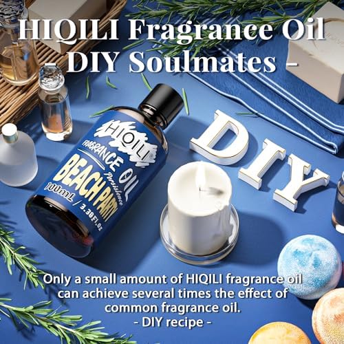 HIQILI Beach Party Fragrance Oil 100ml for Diffusers and Candle Making