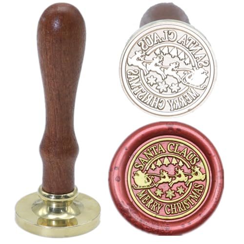 Santa Claus Wax Seal Stamp Set 2 Pcs