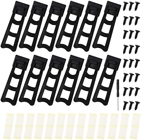 12 Piece Easel Back with Screws and Stickers