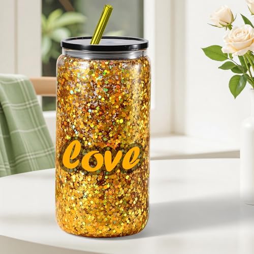 Snow Globe Tumbler Kit DIY Craft Supplies for Glitter Snow Globe Making