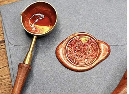Custom Wedding Wax Seal Stamp Set with Rosewood Handle
