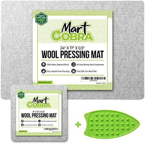 Mart Cobra Wool Pressing Mat for Quilting 17x24