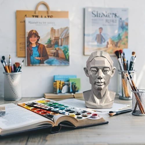 Female Planar Head Model for Drawing Art