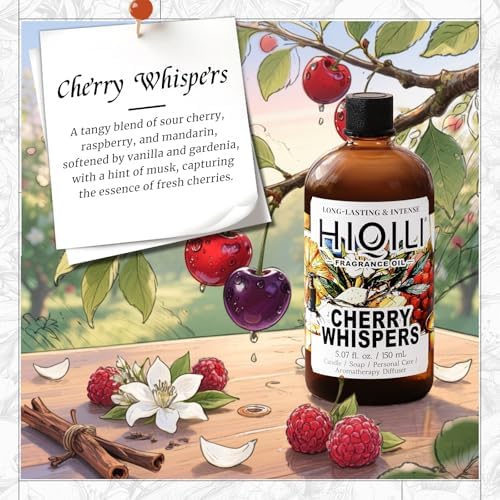 HIQILI Cherry Whispers Fragrance Oil 507 Fl Oz