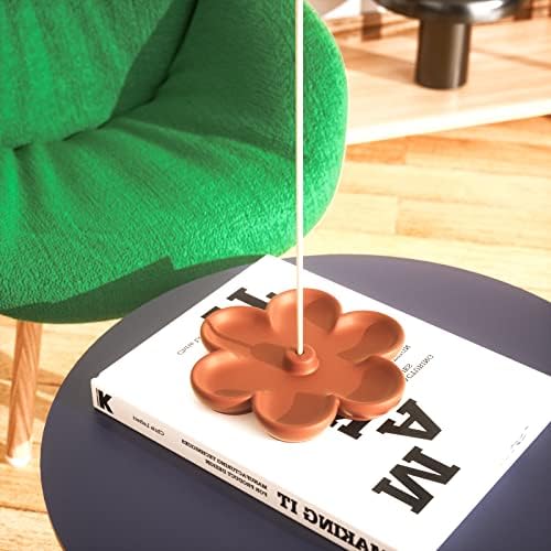 BOOWAN NICOLE Flower Shape Concrete Incense Holder Silicone Mold