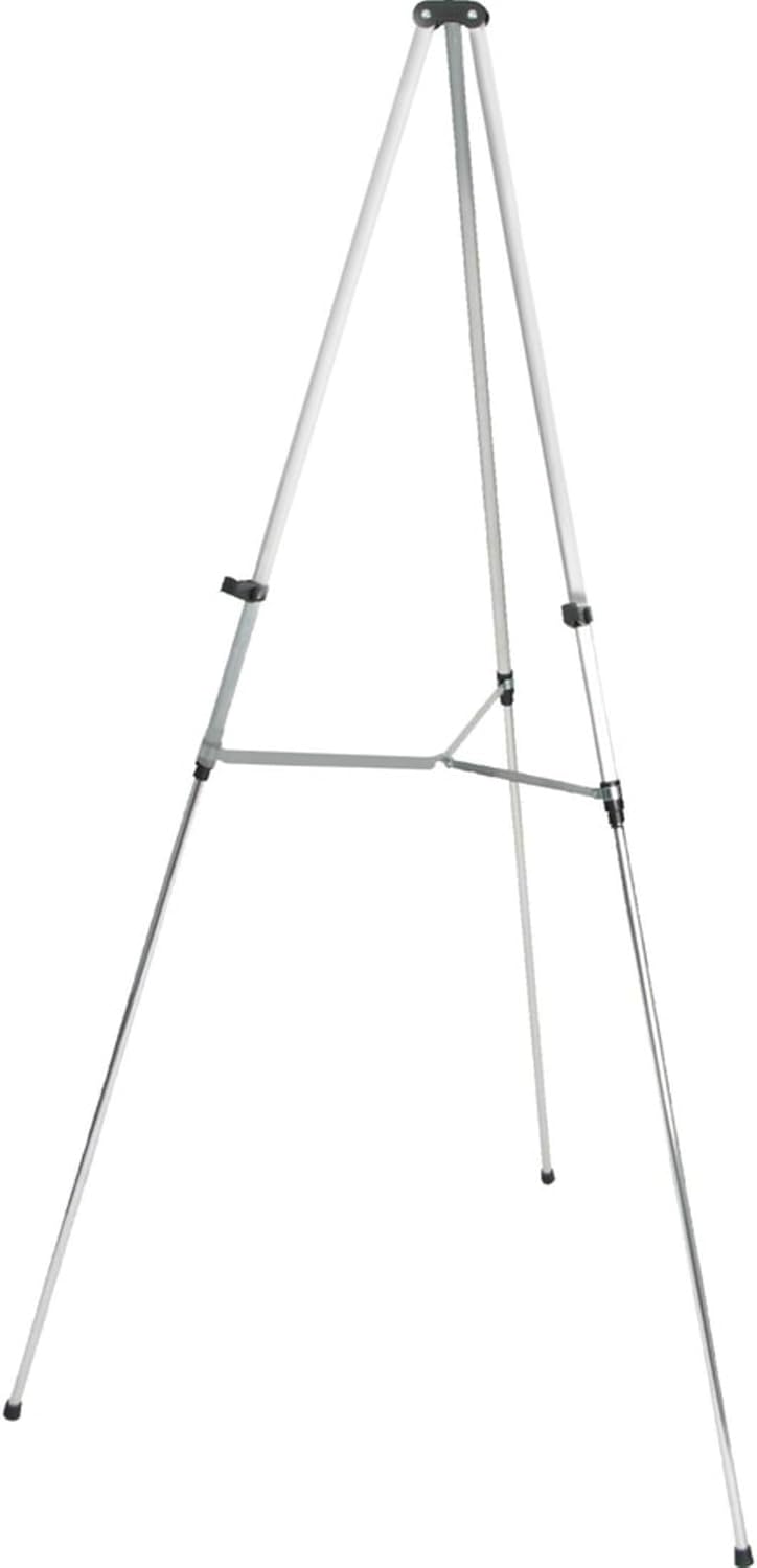 Quartet Aluminum Lightweight Telescoping Display Easel Silver