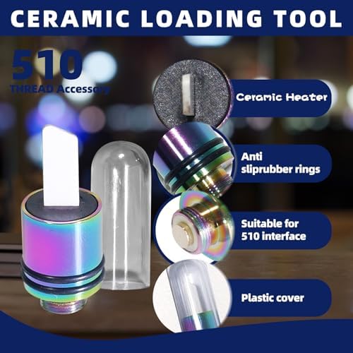 Ceramic Heating Knife Multi-Tool for Slicing Wax and Viscous Oil Rainbow