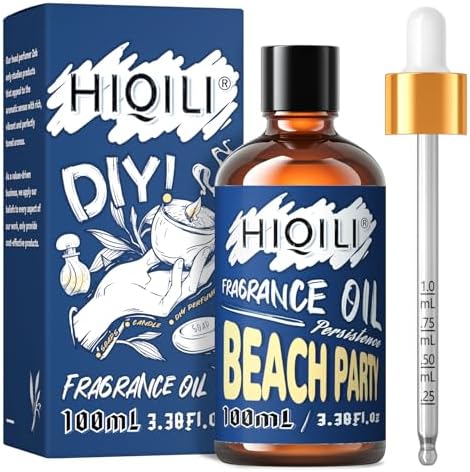 HIQILI Beach Party Fragrance Oil 100ml for Diffusers and Candle Making