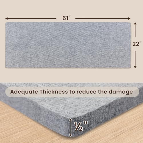 Somime 22x61 Inch Wool Pressing Mat for Quilting and Sewing