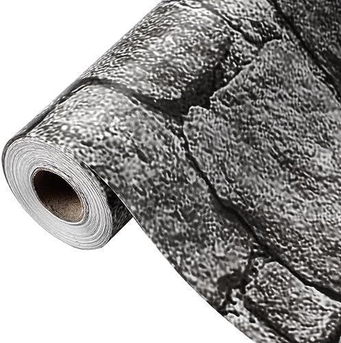 Tenceur Gray Brick Bulletin Board Paper Roll 24x100ft Classroom Decor