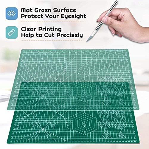Anezus Self Healing Cutting Mat 12x18 Inch Double Sided