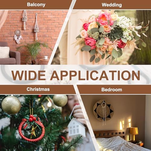 PATIKIL 30 Pcs Clear Plastic Dream Catcher Rings