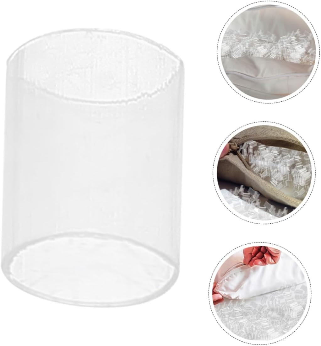 Cabilock Clear Pillow Stuffing Tube Inserts for Comfort and Support