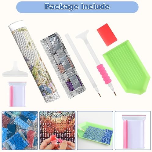 CEOVR Wolf Diamond Painting Kit for Adults - 12x16in DIY Art Set