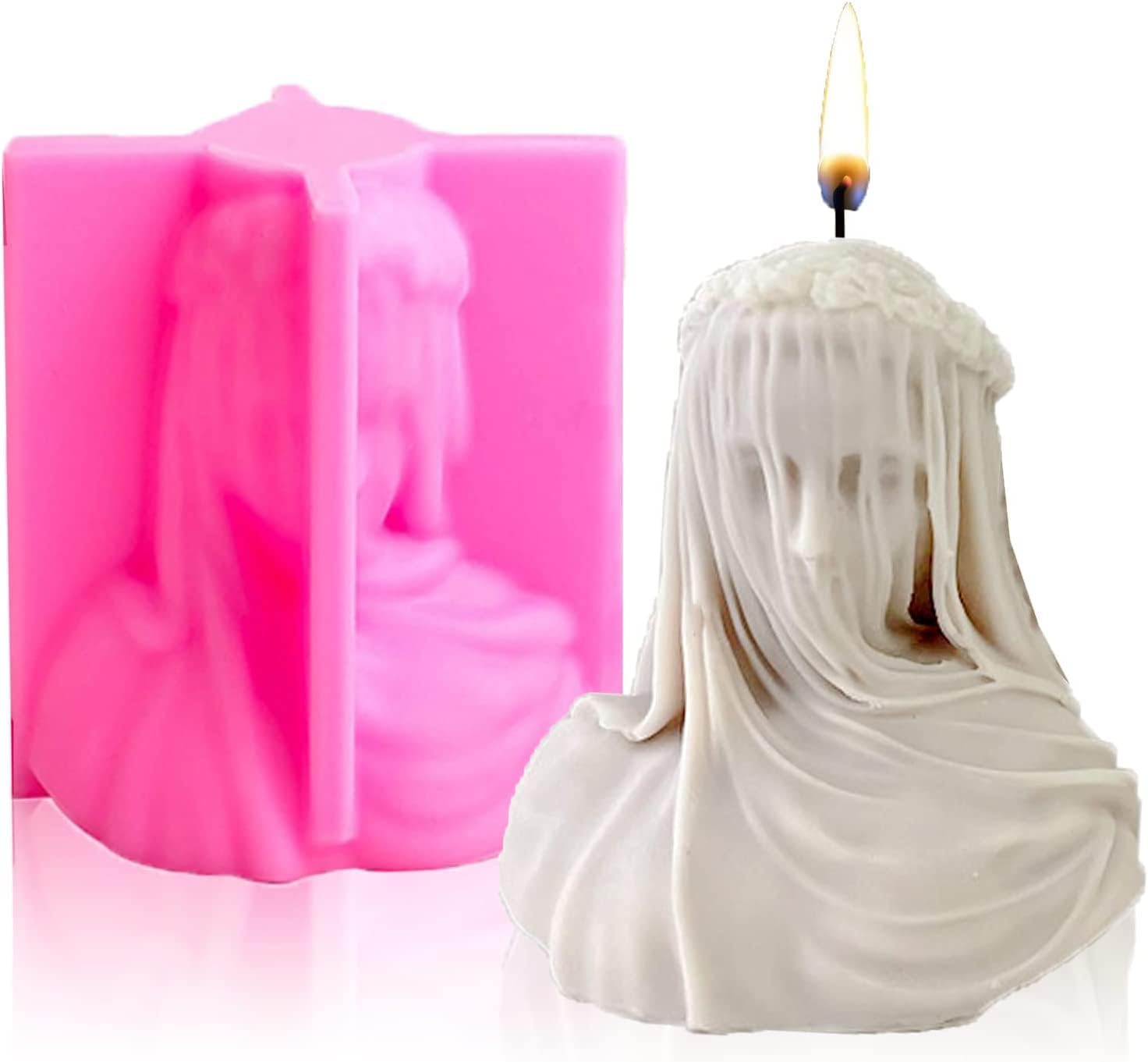 Veiled Lady Candle Epoxy Mold Set