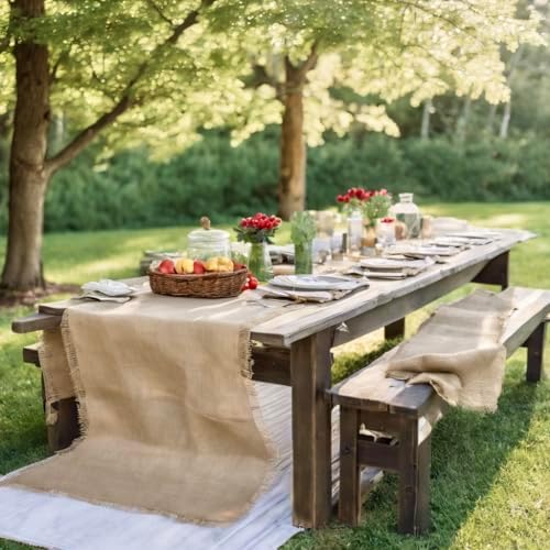 40 Inches Wide x 24 Feet Long Burlap Roll - Premium Jute Liner