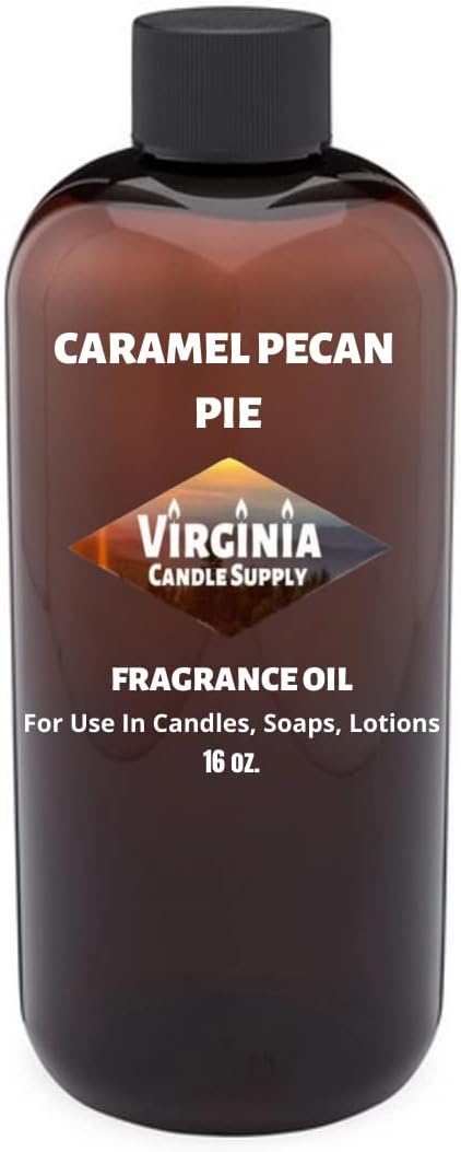 Virginia Candle Supply Caramel Pecan Pie Fragrance Oil 16 oz Bottle