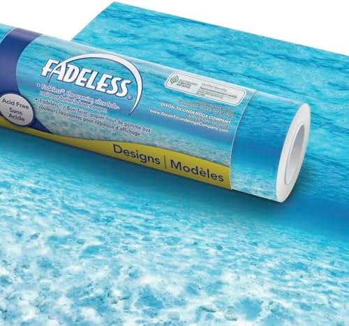 Fadeless Bulletin Board Paper 48 x 12 Under the Sea 1 Roll