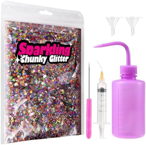 Rainbow Glitter Snow Globe Tumbler Kit