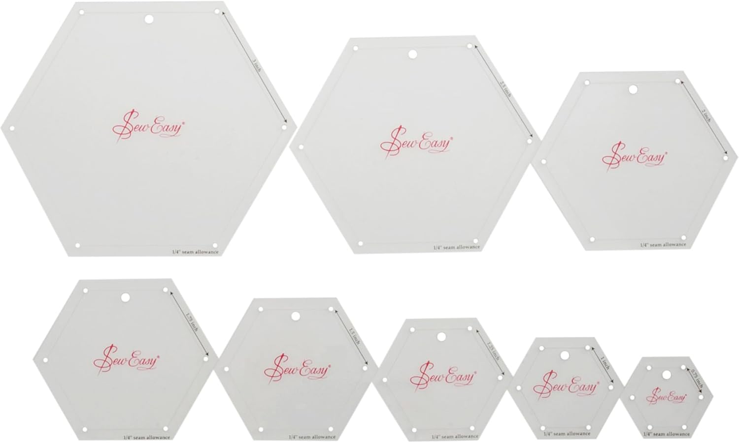 Patchwork Mini Hexagon Template Set by Sew Easy