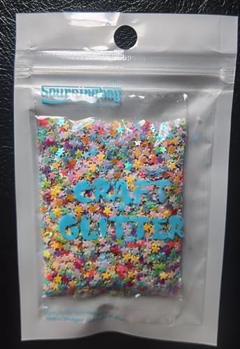 Sourcingbay Star Shape Glitter Confetti - 035oz Multicolor