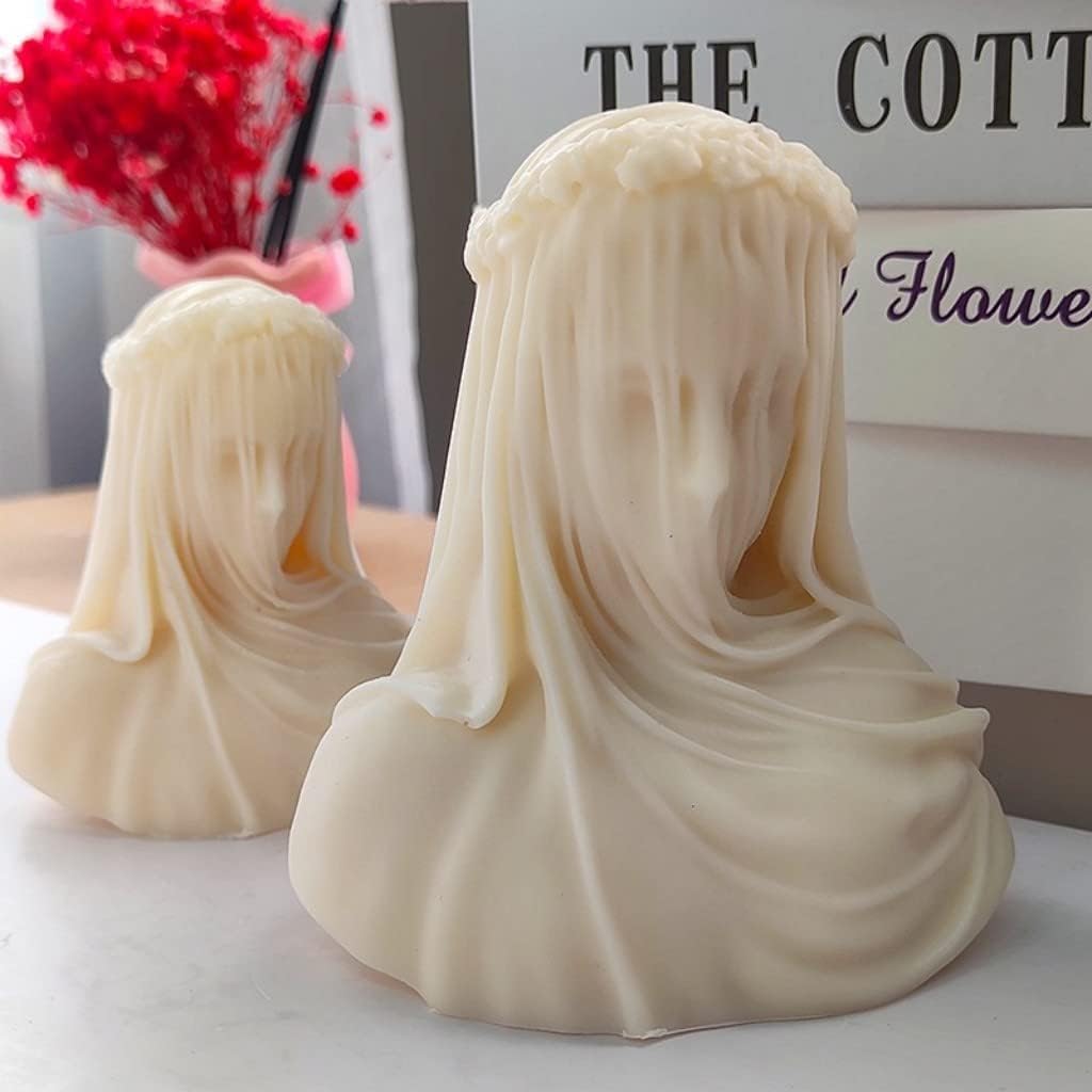 Veiled Lady Candle Epoxy Mold Set