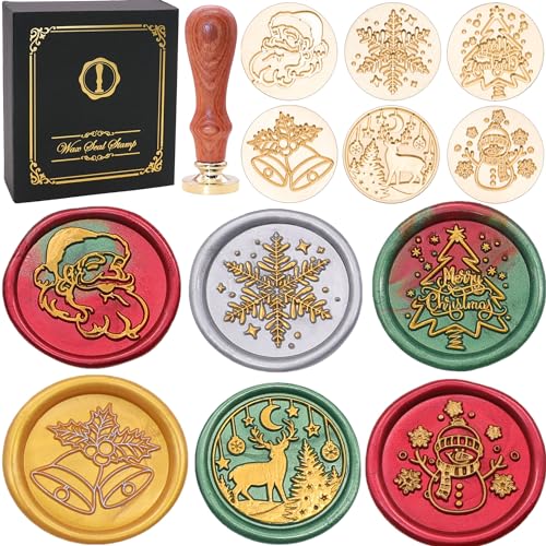 SWANGSA Christmas Wax Seal Stamp Gift Box Set