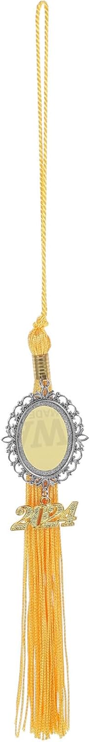 Class of 2024 Graduation Tassel with Photo Charm Decoration