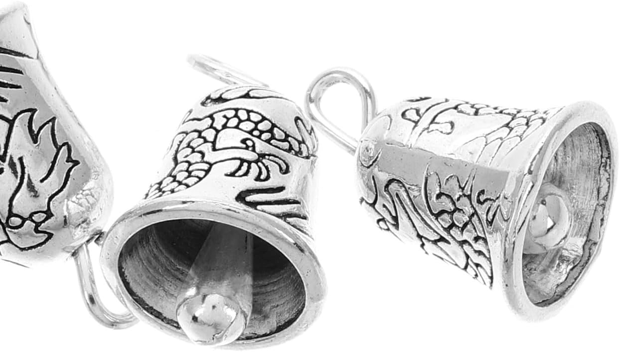 Kisangel Antique Silver Jingle Bells 30pcs