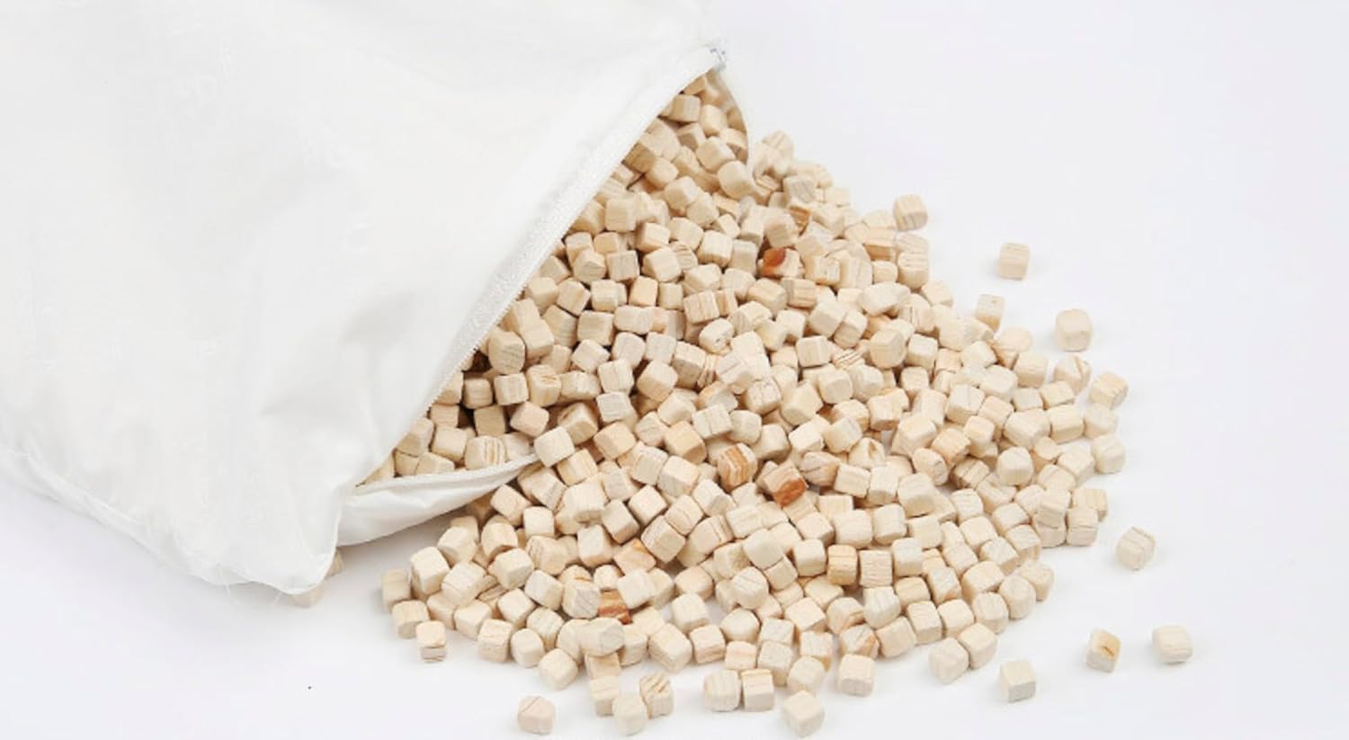 Korean Cypress Cube Pillow Filler 1kg Natural Hypoallergenic Throw Pillow Insert