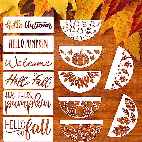Fall Stencils for Painting on Wood Decor