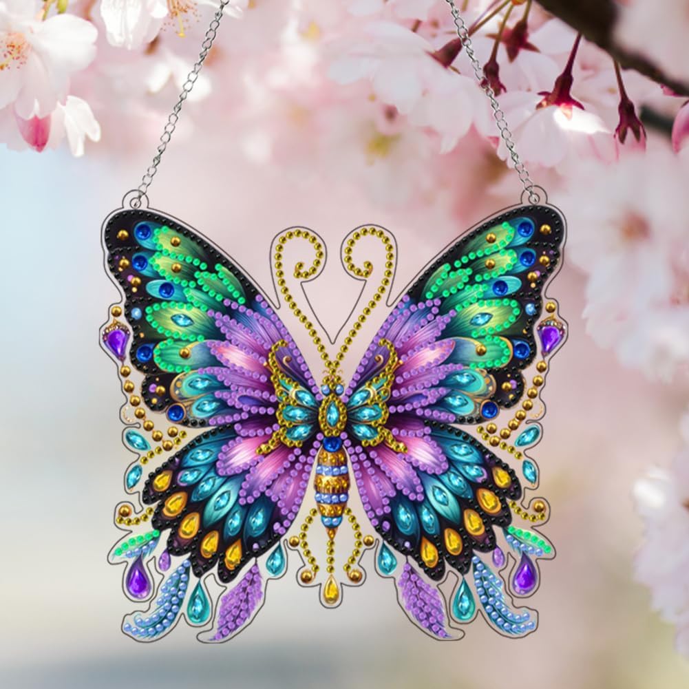 5D Diamond Art Kit for Butterfly Pendant