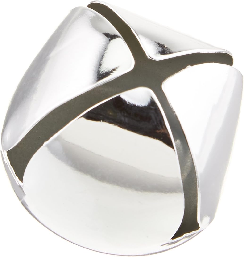 Jingle Bells 1-38-Inch 4-Pack Silver
