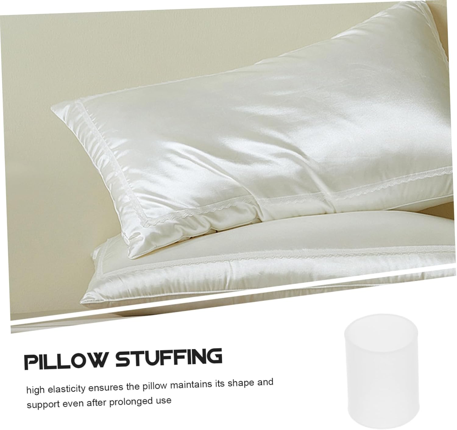 500G Clear Pillow Pipe Stuffing TPE Polymer Filler for Pillow Inserts