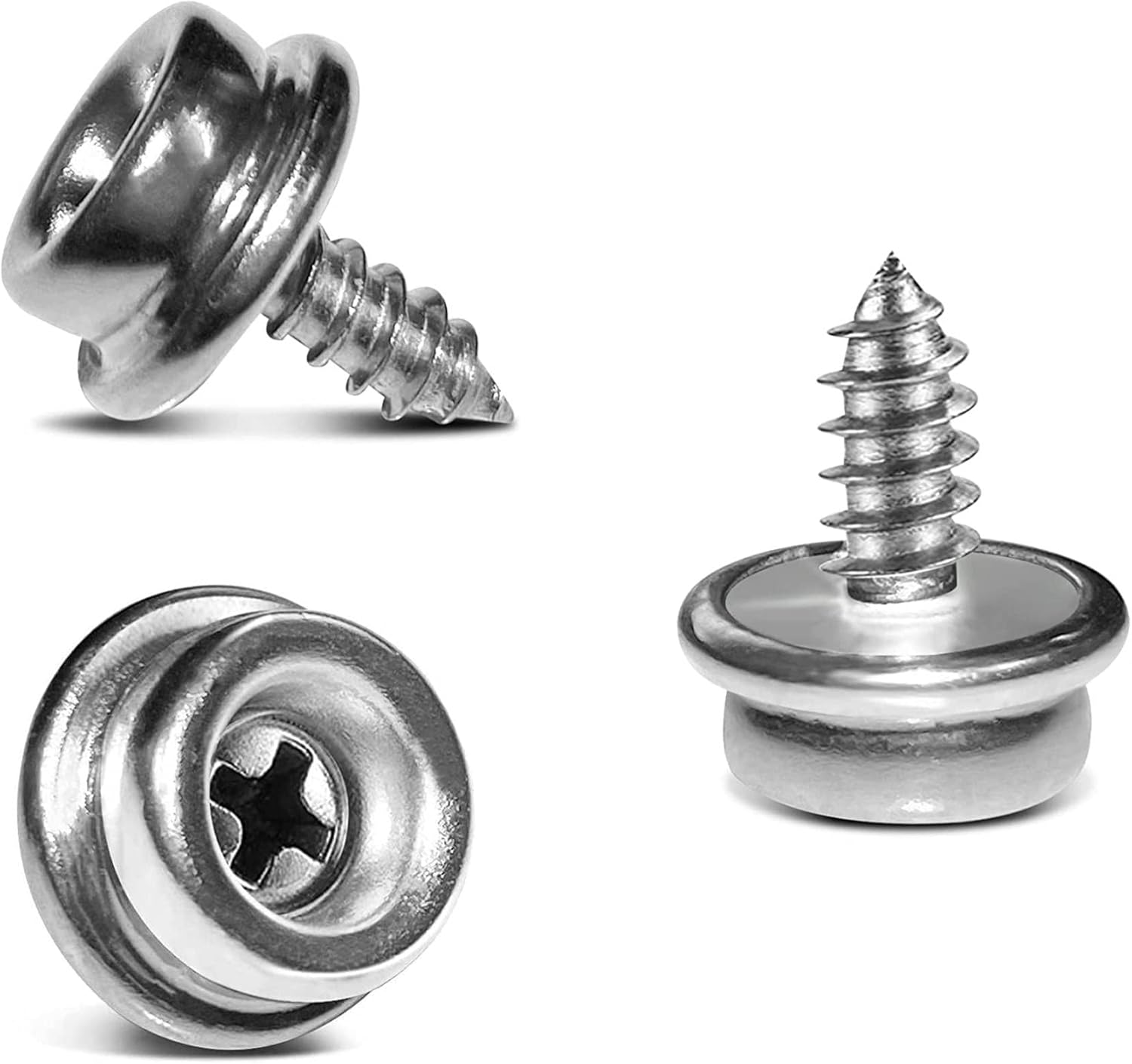 YeeBeny 50PCS 38 Stainless Steel Stud Snaps