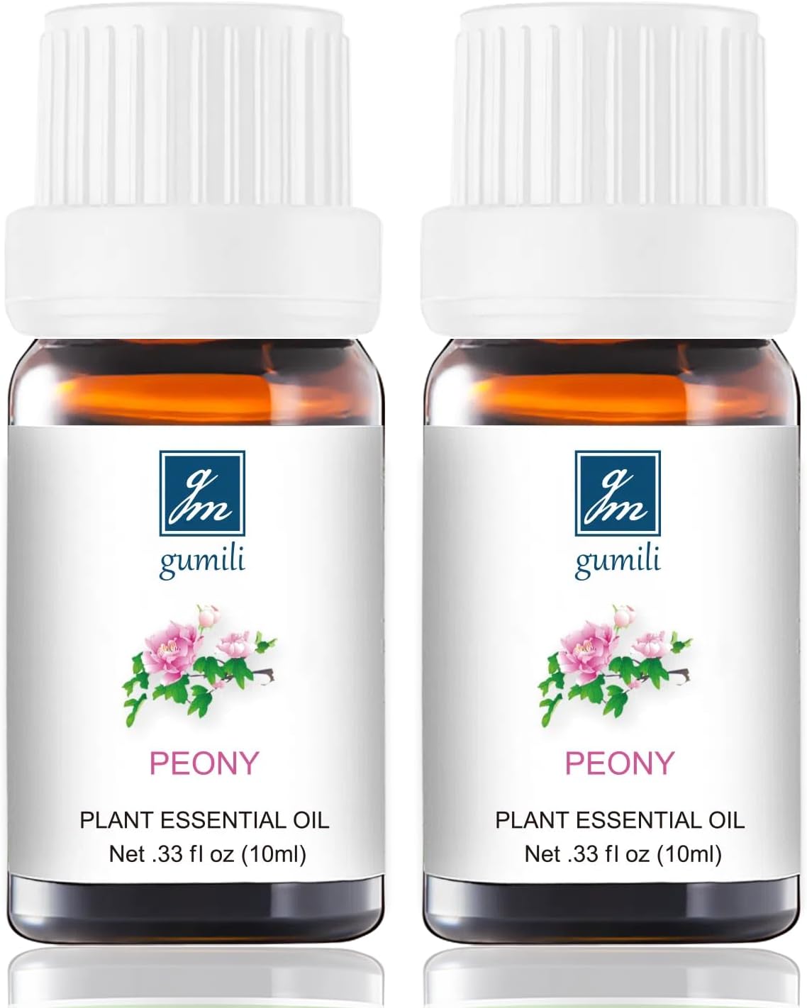 Peony Essential Oil - 10mL Pure Fragrance for Aromatherapy and Crafts