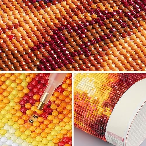 SENQAO Diamond Painting Kit for Adults 12x16 Inch Sunflower Art