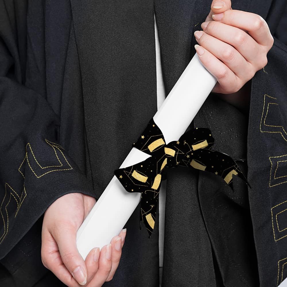 3 Pack Graduation Decor Ribbons with Congratulations Text