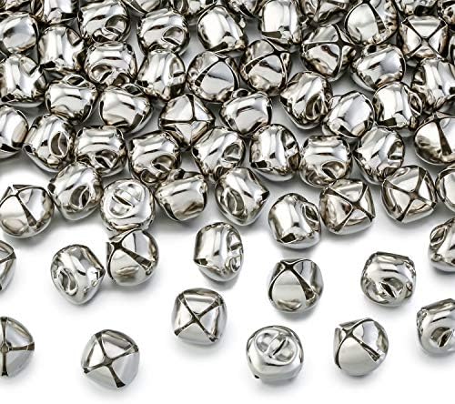 Zhanmai 200 Piece Jingle Bells for Christmas Crafts