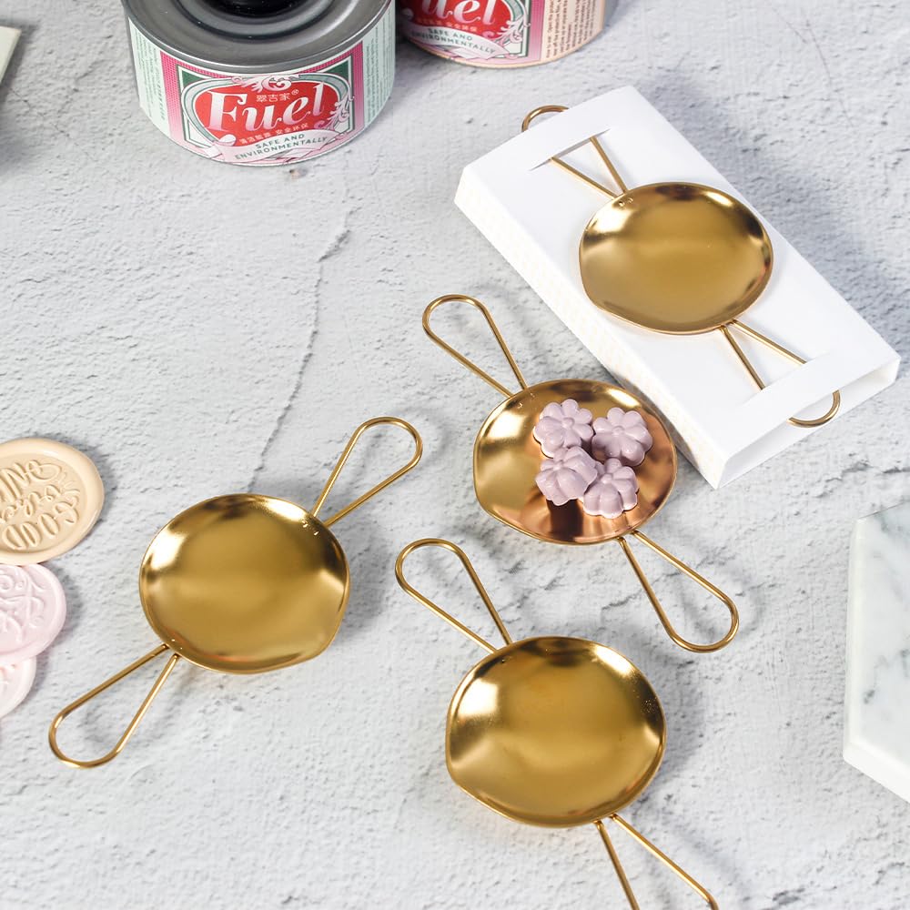 Double Handle Wax Melting Spoon for Hands Free Wax Sealing