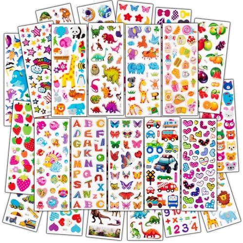 Habett 3D Stickers for Kids and Toddlers