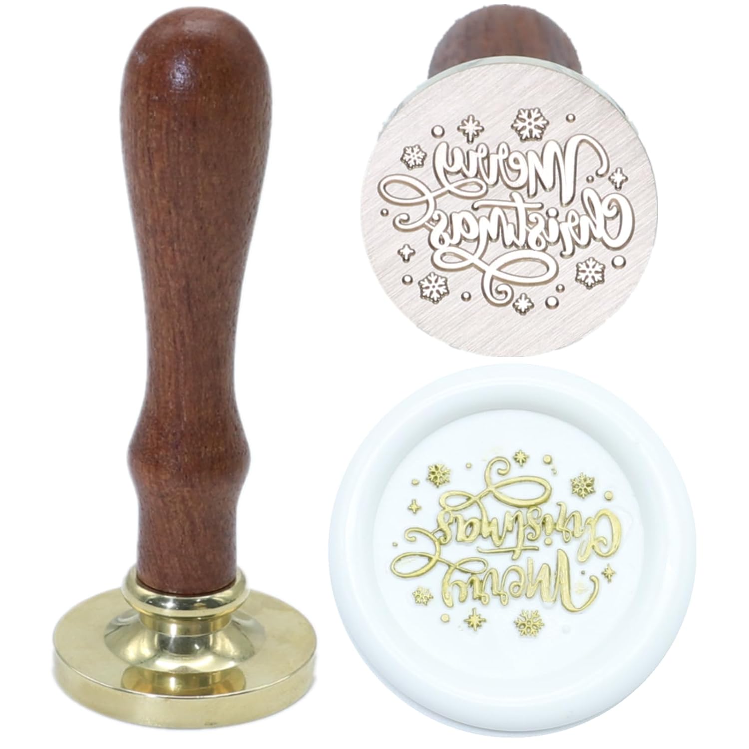 Santa Claus Wax Seal Stamp Set 2 Pcs