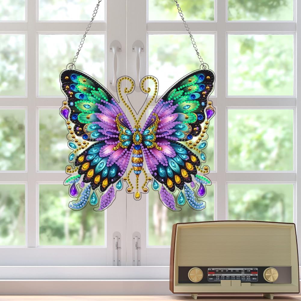 5D Diamond Art Kit for Butterfly Pendant
