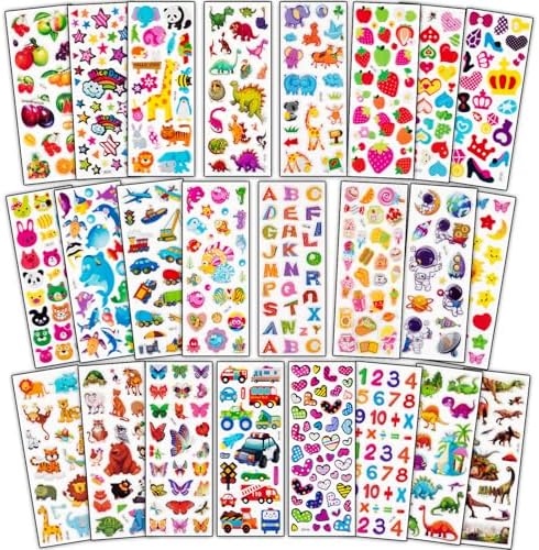 Habett 3D Stickers for Kids and Toddlers
